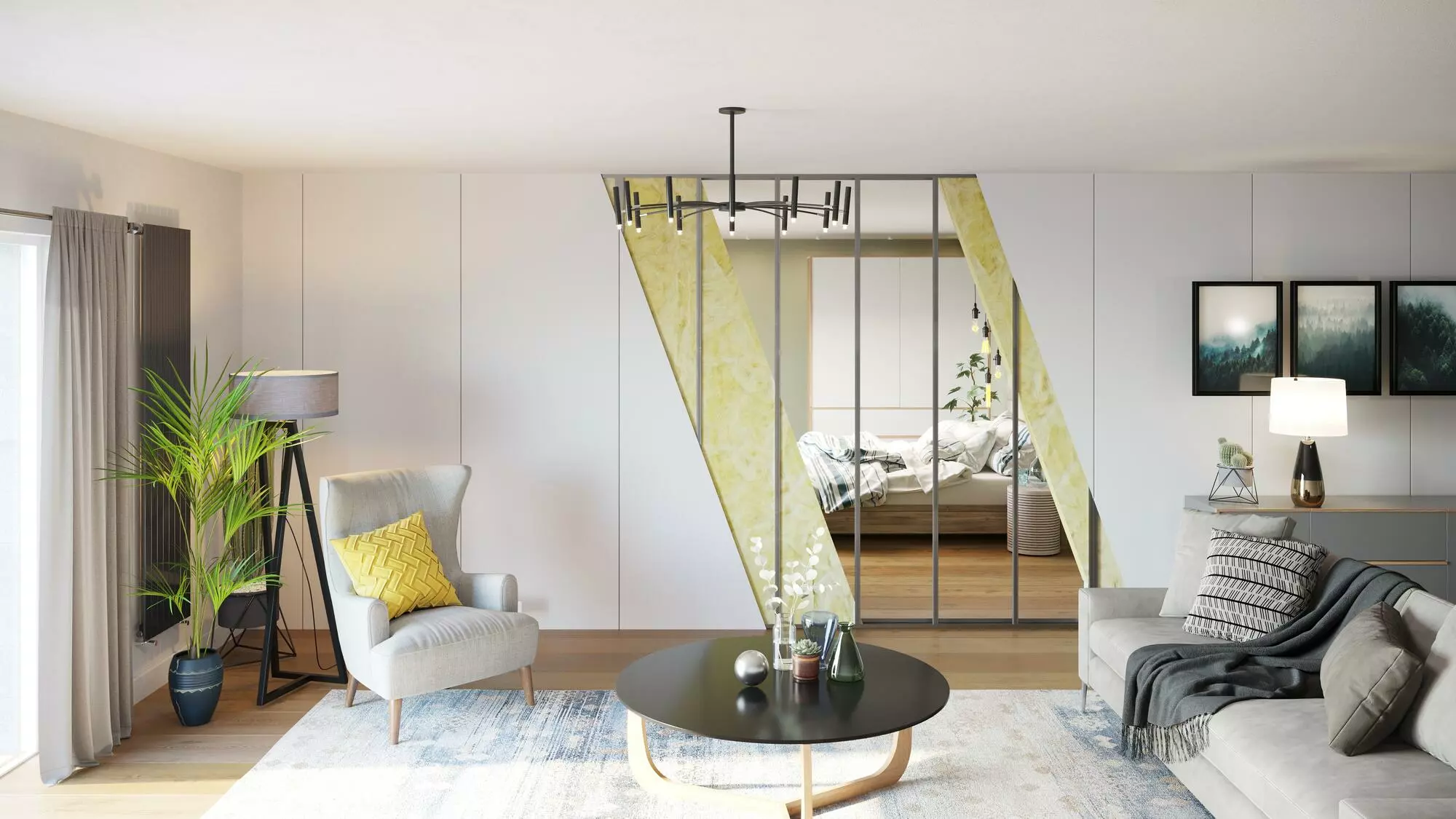 Soluție de placare uscată SIMPLĂ, cu plăci din gips-carton, pentru pereți interiori