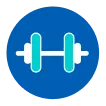 Strenght, flexibility icon